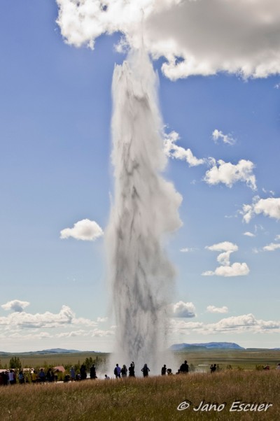 Géiseres Strokkur y Geysir